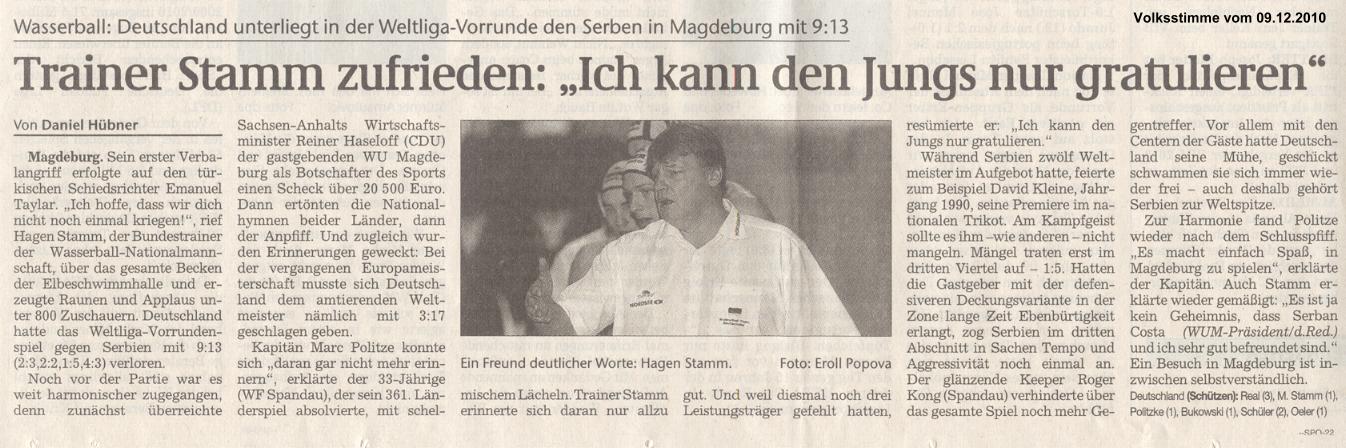 Trainer Stamm zufrieden: 'Ich kann den Jungs nur gratulieren'