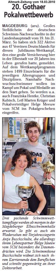 20. Gothaer Pokalwettbewerb