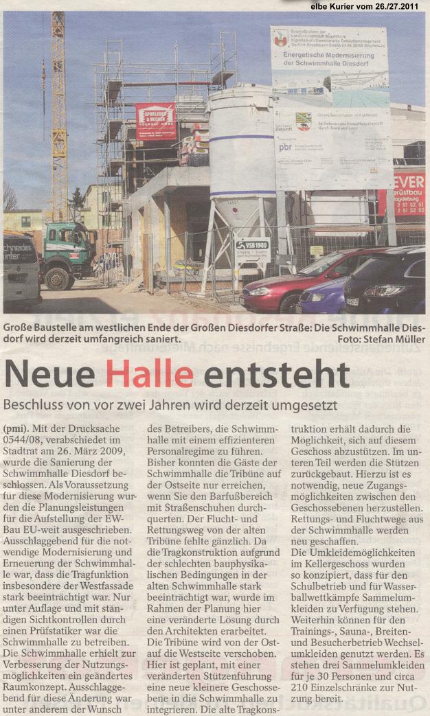 Neue Halle entsteht