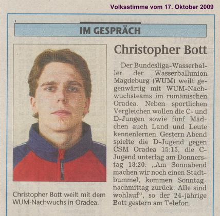 Im Gespr�ch: Christopher Bott