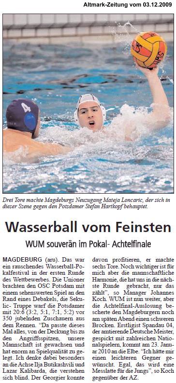 Wasserball vom Feinsten