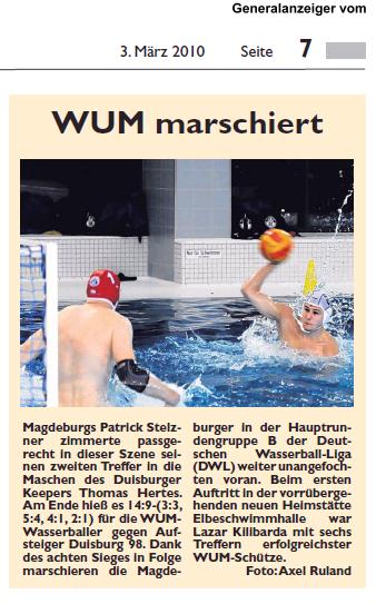 WUM marschiert