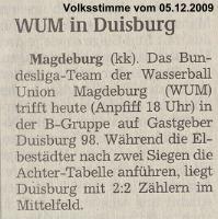 WUM in Duisburg