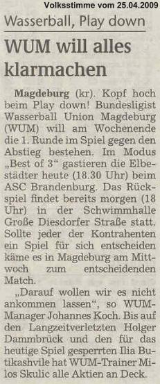 WUM will alles klarmachen
