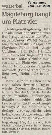 Magdeburg bangt um Platz vier