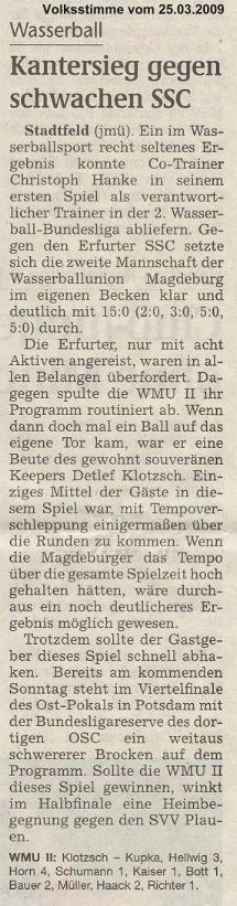 Kantersieg gegen schwachen SSC