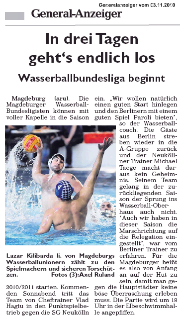 In drei Tagen geht es endlich los