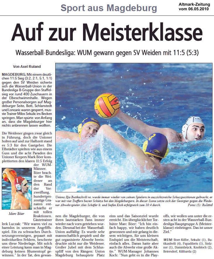 Auf zur Meisterklasse