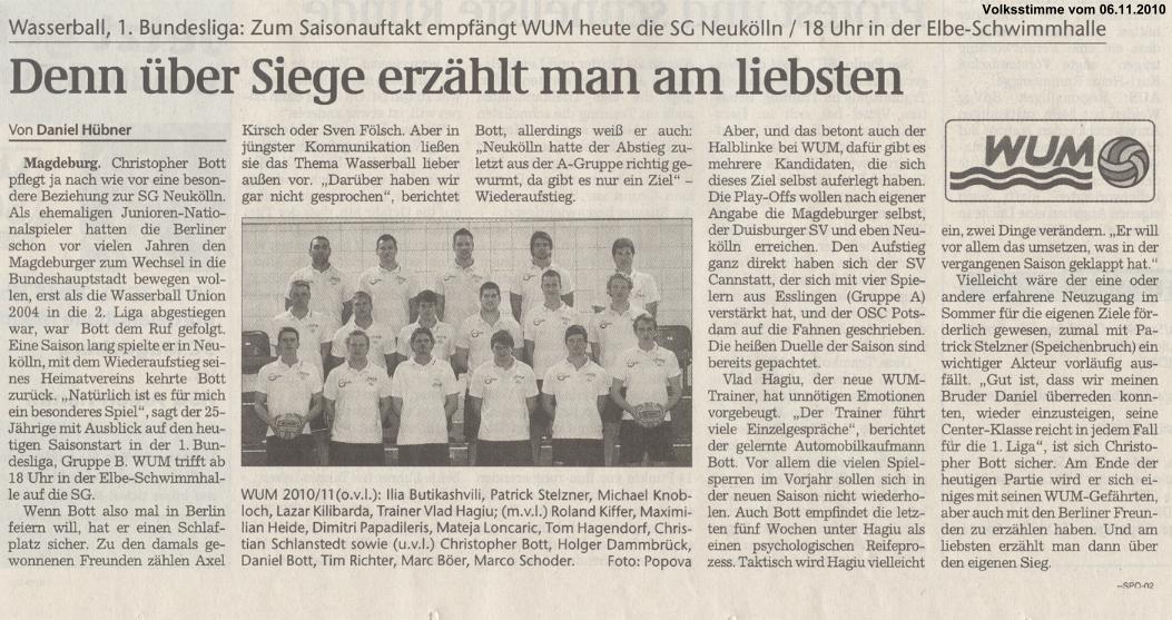 Denn �ber Siege erz�hlt man am liebsten