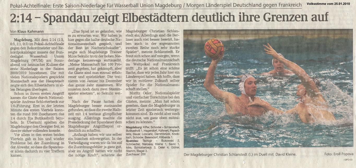 2:14 - Spandau zeigt Elbest�dtern deutlich ihre Grenzen auf