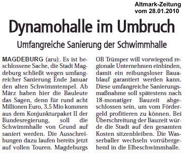 Dynamohalle im Umbruch