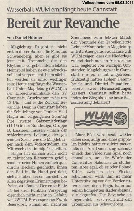 Bereit zur  Revanche