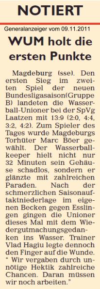 WUM holt die ersten Punkte