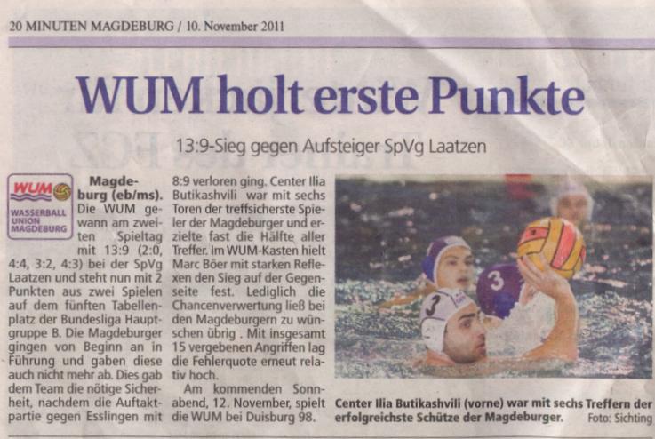 WUM holt erste Punkte